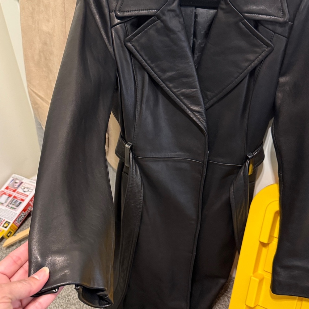 Wilsons Leather Dark Jacket with Thinsulate - Picture 3 of 7